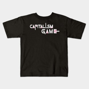 squid game capitalism game Kids T-Shirt